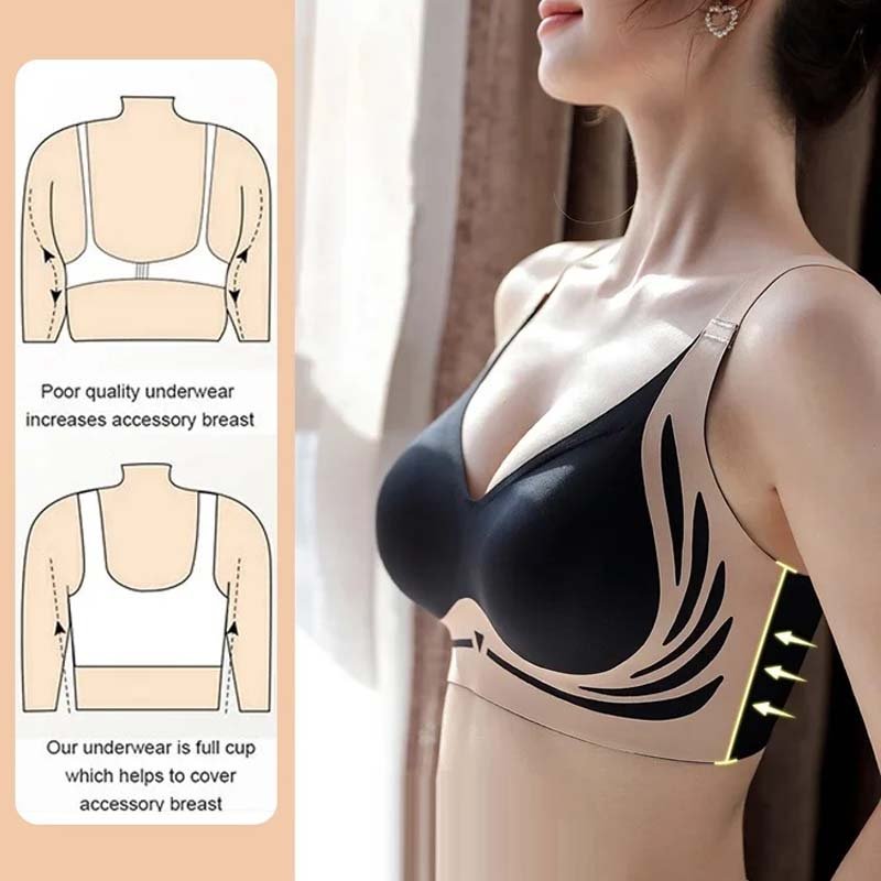 Lifting Anti-Sagging Wireless Push-up Bra - Image 4