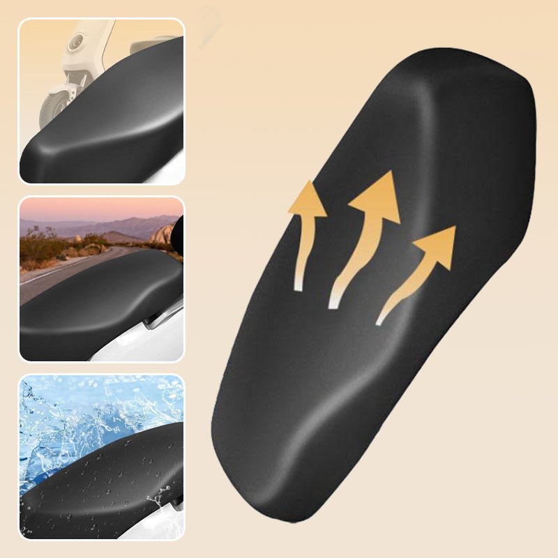 🔥Buy 1 Get 1🔥🛵💧 Waterproof Artificial Leather Seat Cover for Electric Moped - Stylish Protection Buy More Get More Ride with Confidence