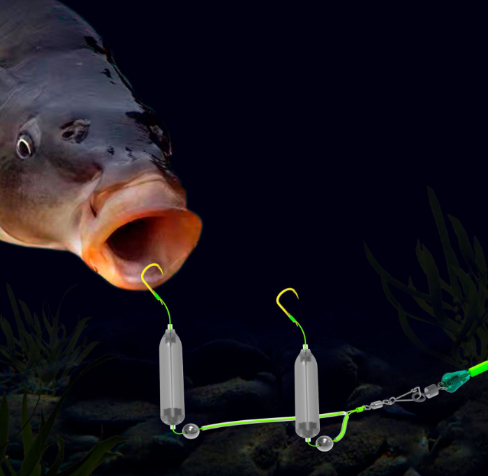 🎣⚡ Double-Hook Reverse Bottom Rig! Upgraded version boosts hook-up rate by 50% – say goodbye to snagging! 🎣 - Image 10