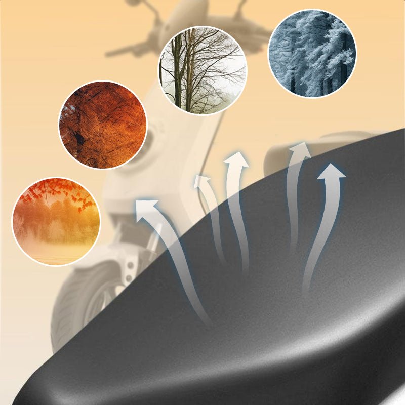 🔥Buy 1 Get 1🔥🛵💧 Waterproof Artificial Leather Seat Cover for Electric Moped - Stylish Protection Buy More Get More Ride with Confidence - Image 5