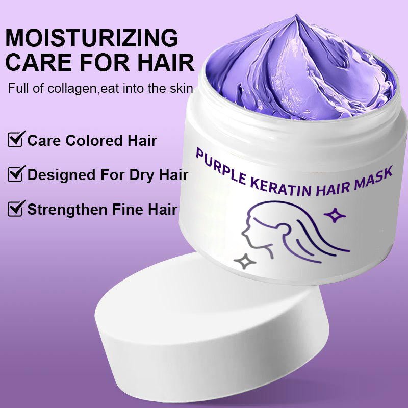 💜LAST DAY SALE 50% OFF💜Purple Keratin Hair Mask - Image 3