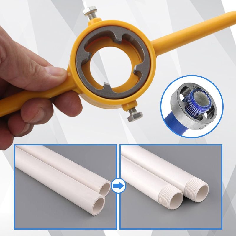 🔥HOT SALE🔥6PCS Plastic Pipe Thread Die Kit - Image 4