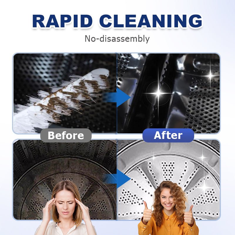 🧼🪥 360° Rotating Washing Machine Cleaner! Reach Every Moldy Corner🌀🚿 - Image 6