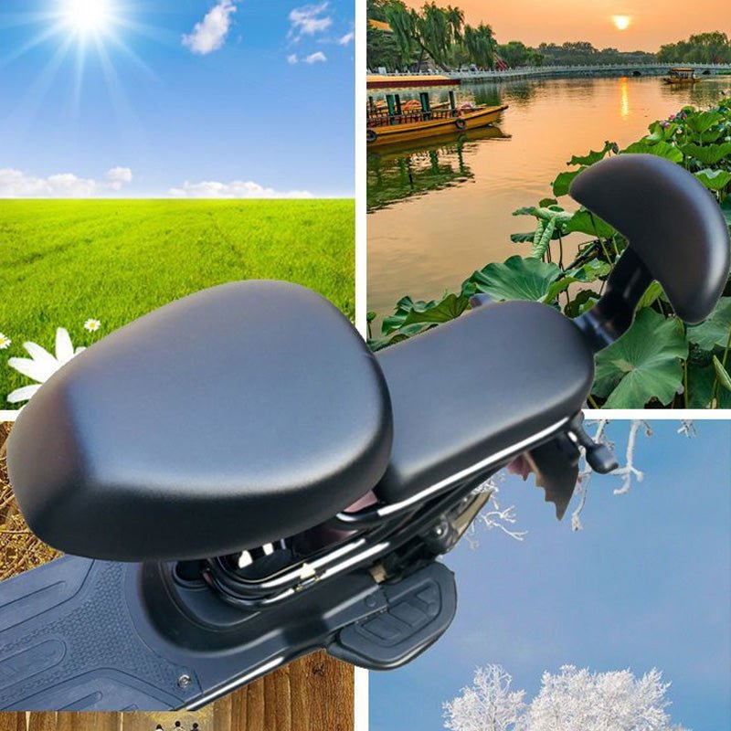 🔥Buy 1 Get 1🔥🛵💧 Waterproof Artificial Leather Seat Cover for Electric Moped - Stylish Protection Buy More Get More Ride with Confidence - Image 11
