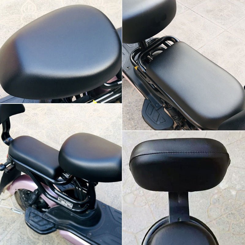 🔥Buy 1 Get 1🔥🛵💧 Waterproof Artificial Leather Seat Cover for Electric Moped - Stylish Protection Buy More Get More Ride with Confidence - Image 12