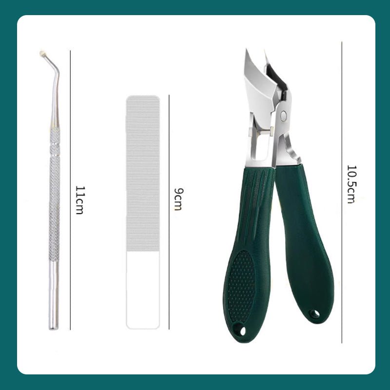🔥2025 Hot Sale🔥 Anti-Splash 25° Slant Edge Nail Clipper 3-Piece Set - Image 8