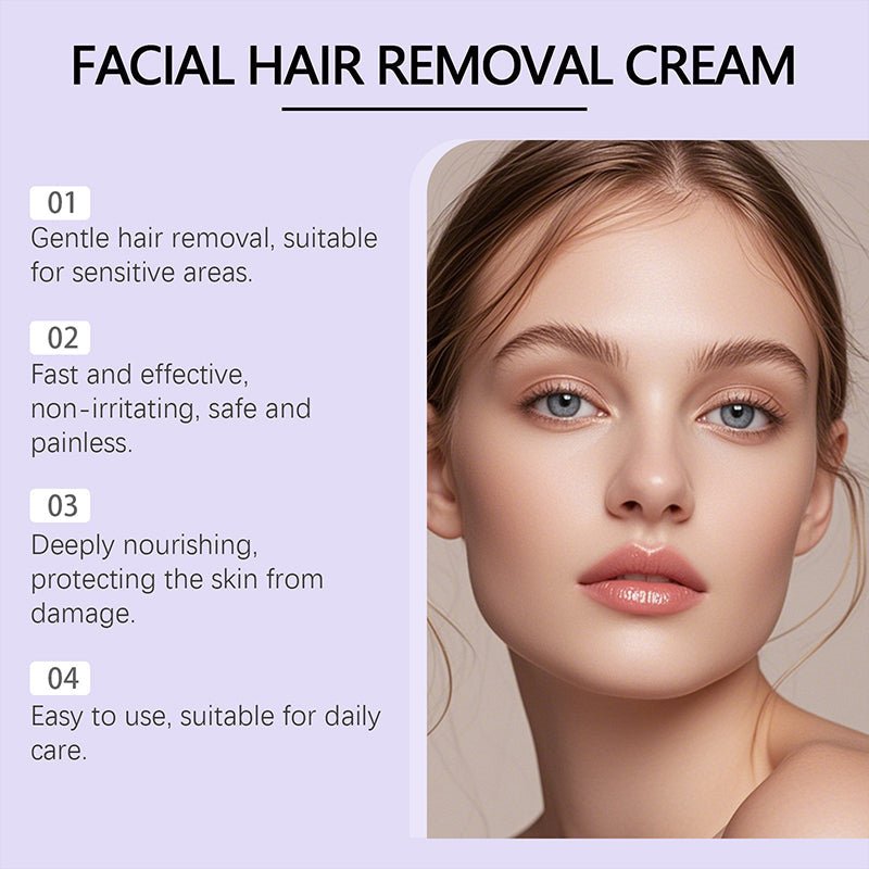 🔥Buy 2 Get 1 Free🔥Gentle and Painless Facial Hair Removal Cream - Image 2