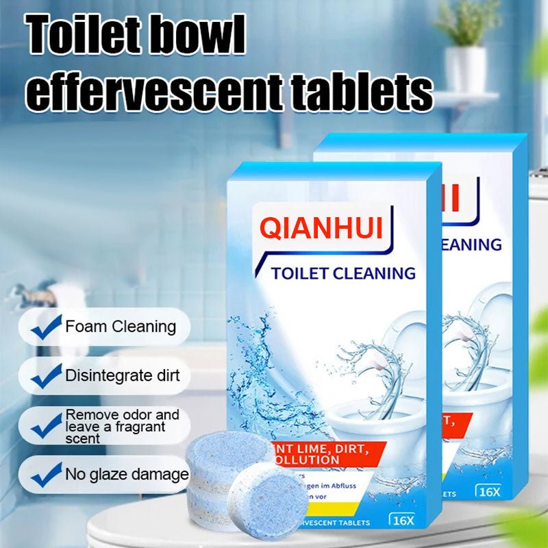 💥Buy 5 Get 5 Free🔥Lemon Scent Toilet Bowl Cleaner Tablets