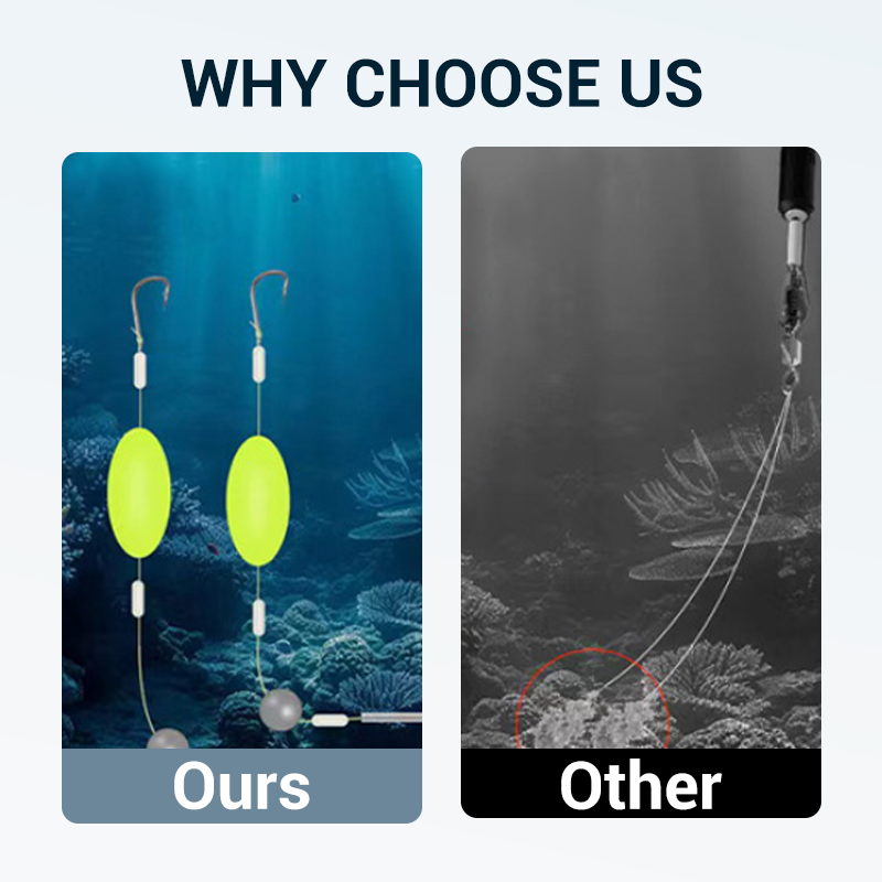 🎣⚡ Double-Hook Reverse Bottom Rig! Upgraded version boosts hook-up rate by 50% – say goodbye to snagging! 🎣 - Image 3