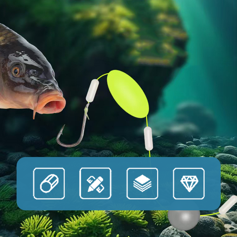 🎣⚡ Double-Hook Reverse Bottom Rig! Upgraded version boosts hook-up rate by 50% – say goodbye to snagging! 🎣 - Image 6