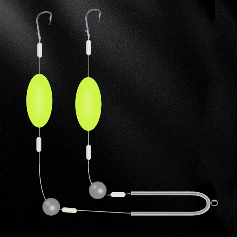 🎣⚡ Double-Hook Reverse Bottom Rig! Upgraded version boosts hook-up rate by 50% – say goodbye to snagging! 🎣 - Image 8