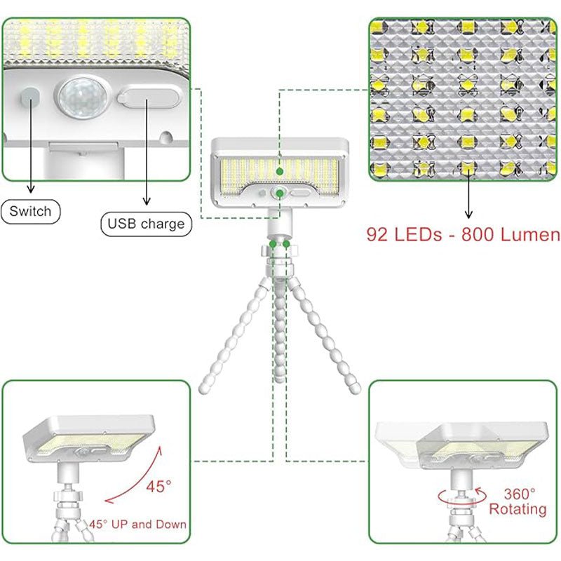 ππ Octopus Solar Lights! 0 Electricity Cost Full Scene Installation. 30 Seconds to Light Up Any Corner π - Image 7
