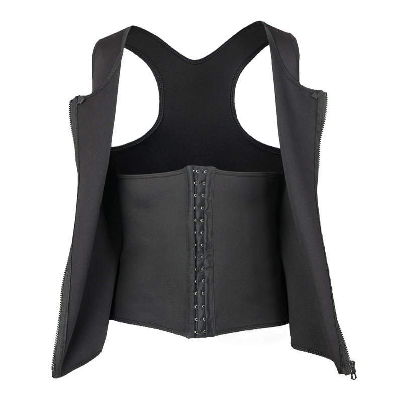 Men's Zipper Waist Trainer Trimmer Vest - Image 10