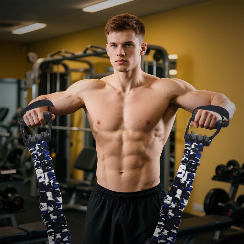 3-Way Natural Latex Resistance Band - Full Body Stretching & Strength Training - Image 6